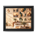 Framed Canvas Wall Art – Cozy Boho Living Room Gallery Decor