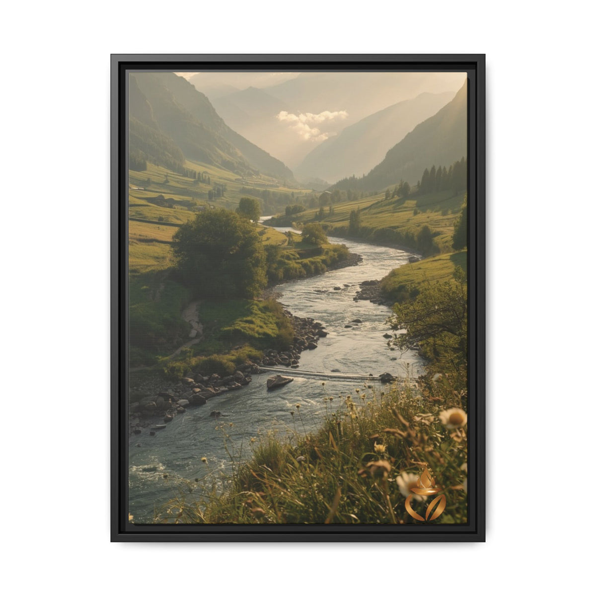Matte Canvas, Framed (Multi-color)