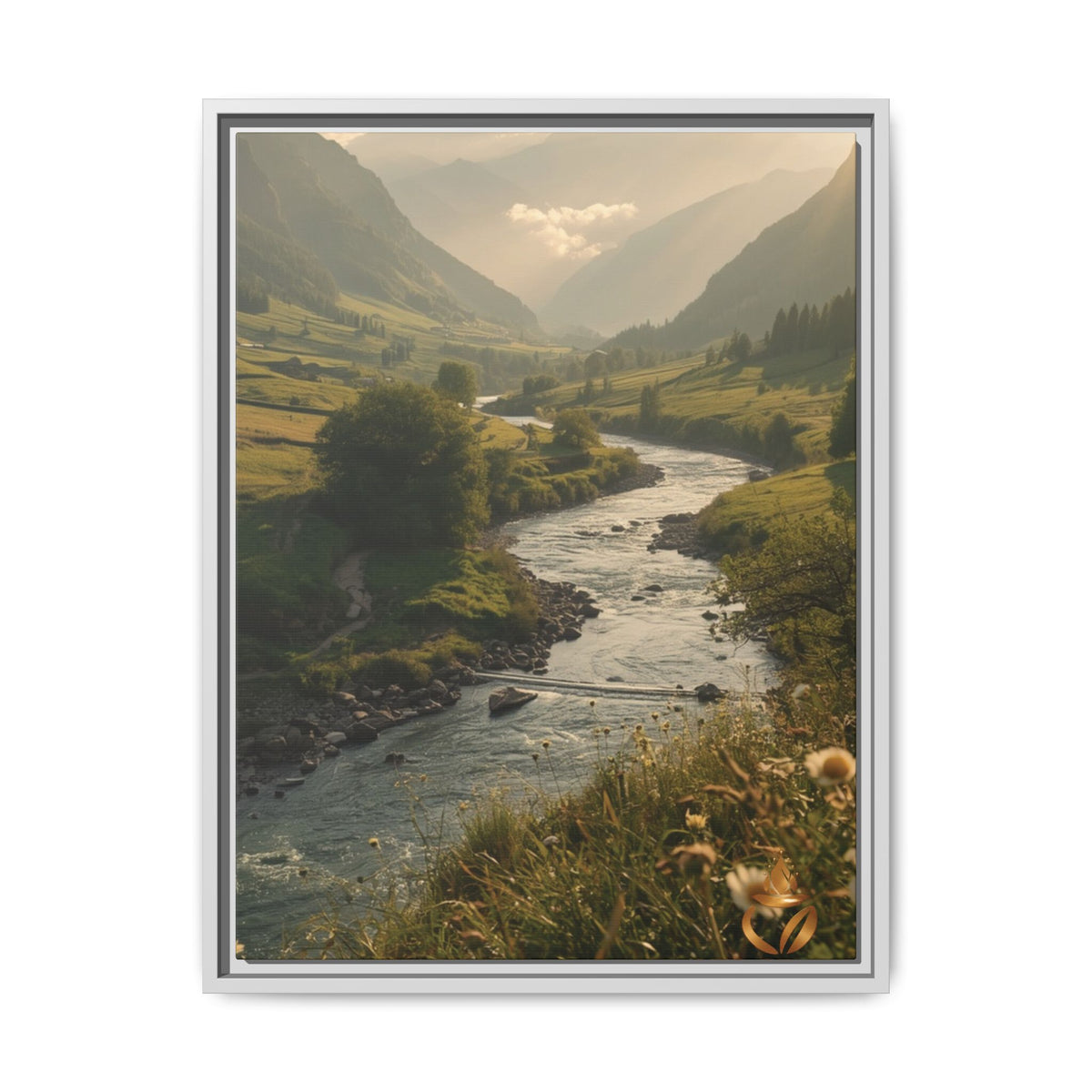 Matte Canvas, Framed (Multi-color)