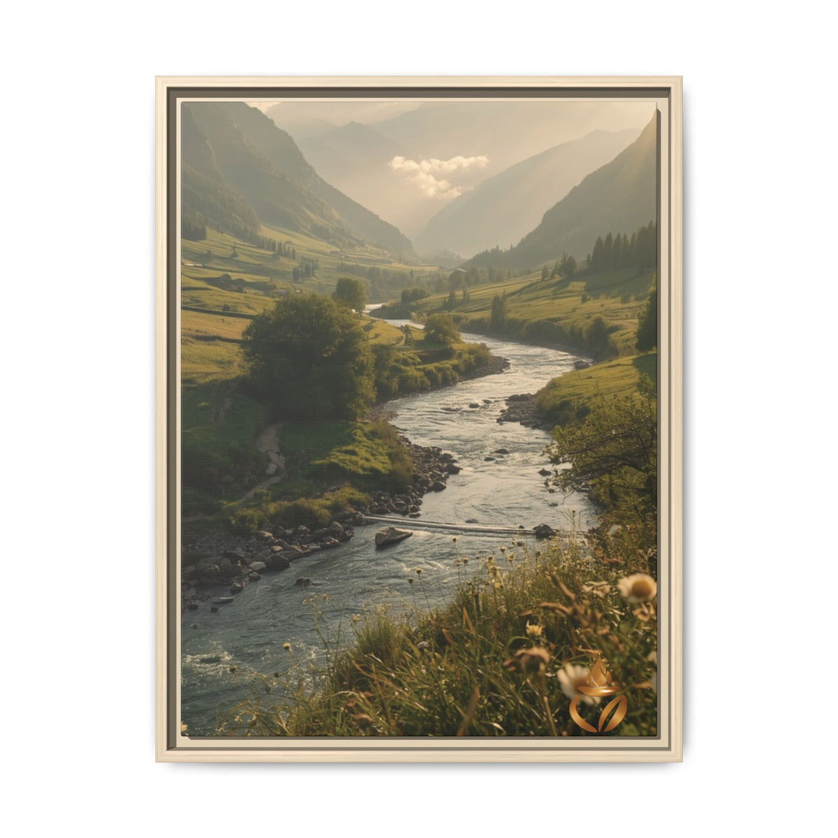 Matte Canvas, Framed (Multi-color)