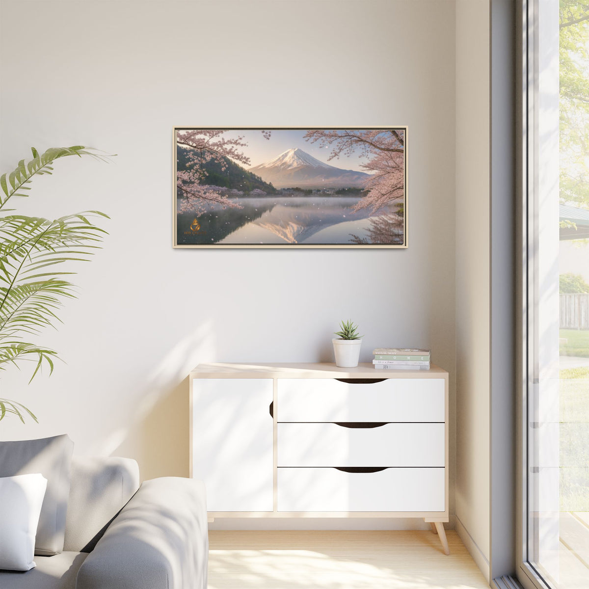Matte Canvas, Framed (Multi-color)